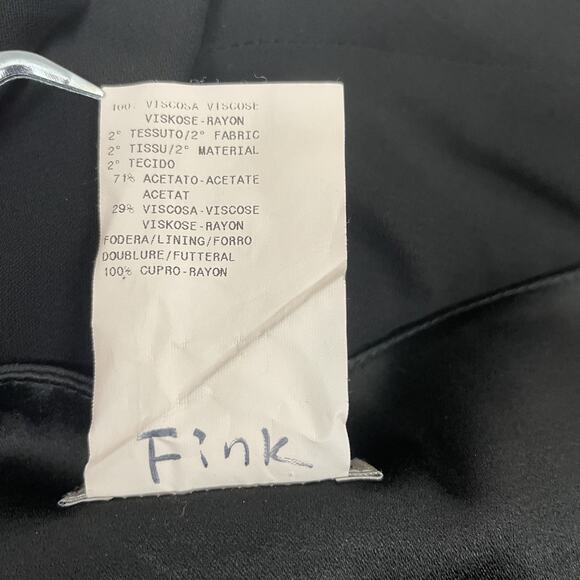 Emporio Armani Shorts Womens 6 IT 40 Pleated Tuxedo Satin Waist Dressy Italy - Picture 7 of 9